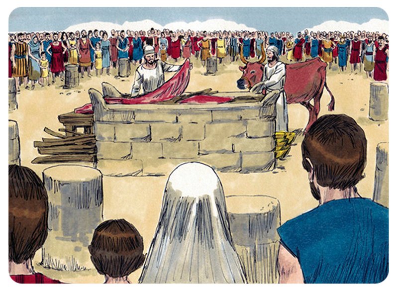 The LORD instructed the Israelites to sacrifice to Him.